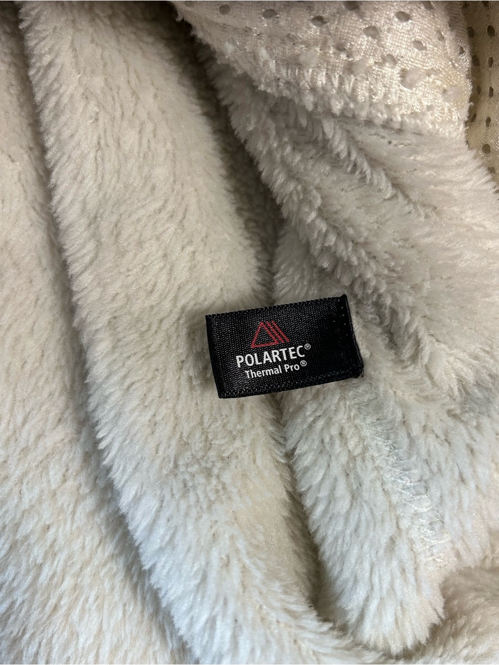 Patagonia Womans XL Polartec Thermal Pro Fleece Pullover - Cream - Picture 7 of 12